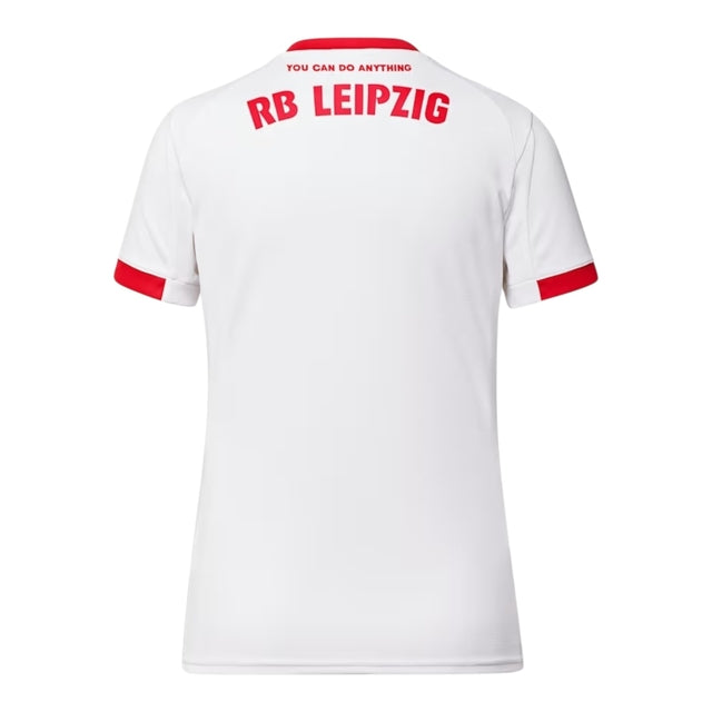 Camisa Red Bull Leipzig I 25/26 -  Puma Feminina - Branca com detalhes em vermelho