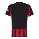 Camisa AC Milan I 25/26 -  Puma Feminina - Preta e vermelha com detalhes em cinza