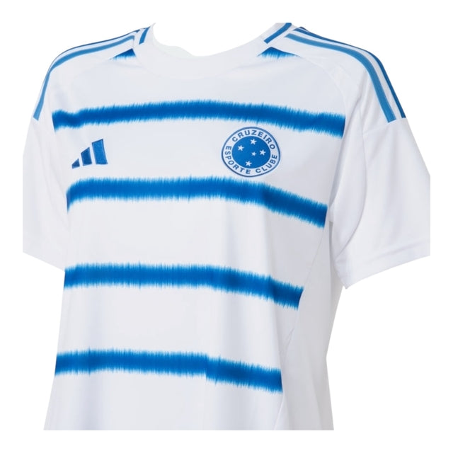 Camisa Cruzeiro II 25/26 -  Adidas Feminina - Branca e azul