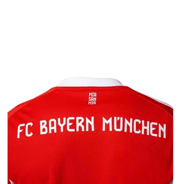 Camisa Bayern de Munique I 25/26 -  Adidas Feminina - Vermelha com detalhes em branco
