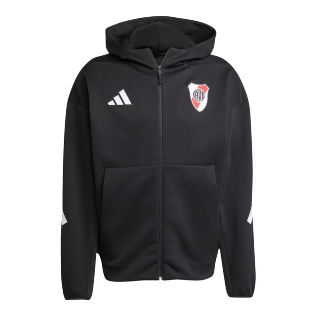 Jaqueta Corta-Vento River Plate 25/26 - Masculina Adidas - Preta