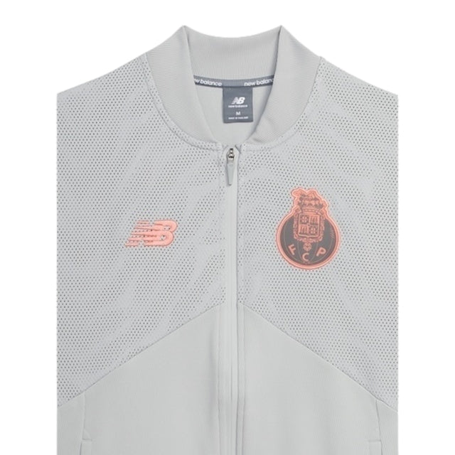 Jaqueta Corta-Vento Porto Pré-jogo 25/26 - Masculina New Balance - Cinza