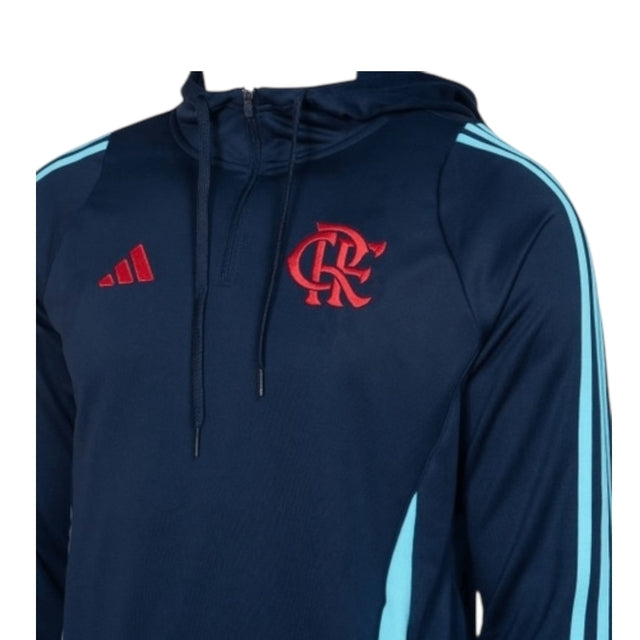 Jaqueta Corta-Vento Flamengo Treino 25/26 - Masculina Adidas - Azul