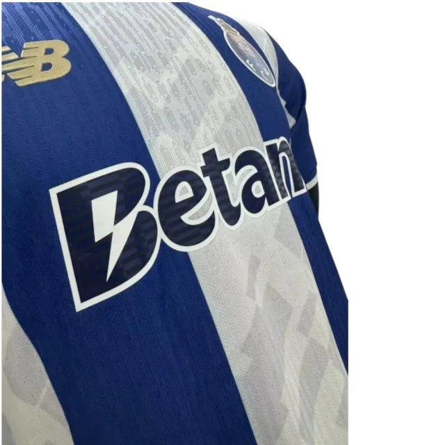 Camisa Porto Edição especial Mundial de Clubes I 25/26 - Jogador New Balance Masculina - Azul e branca