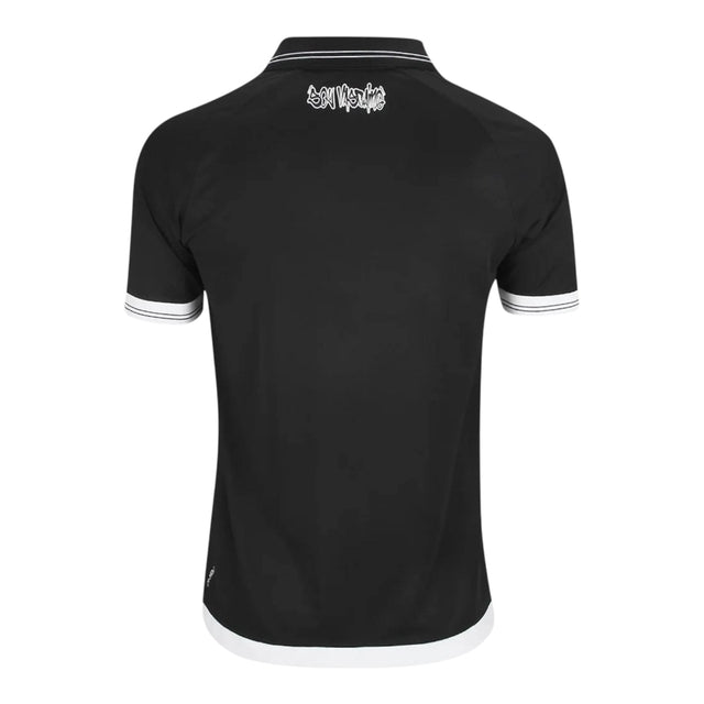 Camisa Vasco da Gama I 25/26 - Torcedor Kappa Masculina - Preta
