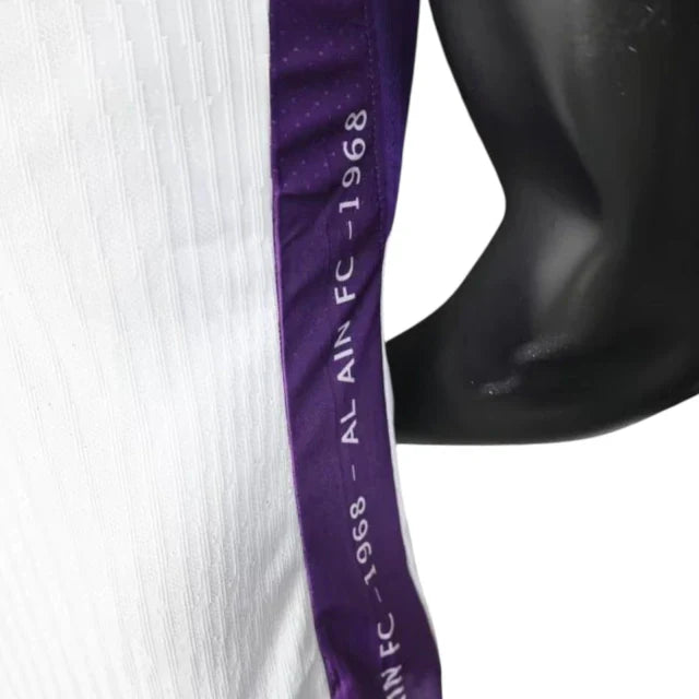 Camisa Al Ain Edição especial Mundial de Clubes II 25/26 - Jogador Nike Masculina - Branca e roxa
