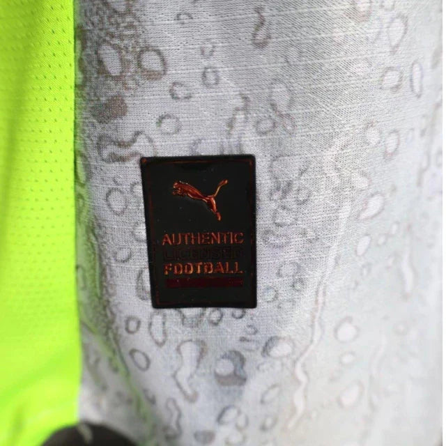 Camisa Manchester City III 25/26 - Jogador Puma Masculina - Cinza e amarela neon