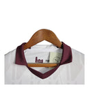 Kit Infantil Manchester City II 23/24 - Puma - Branco com detalhes em vinho e laranja