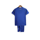 Kit Infantil Marseille II 23/24 - Puma - Azul com detalhes em branco