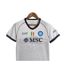 Kit Infantil Napoli II 23/24 - EA7 - Branco com detalhes em azul