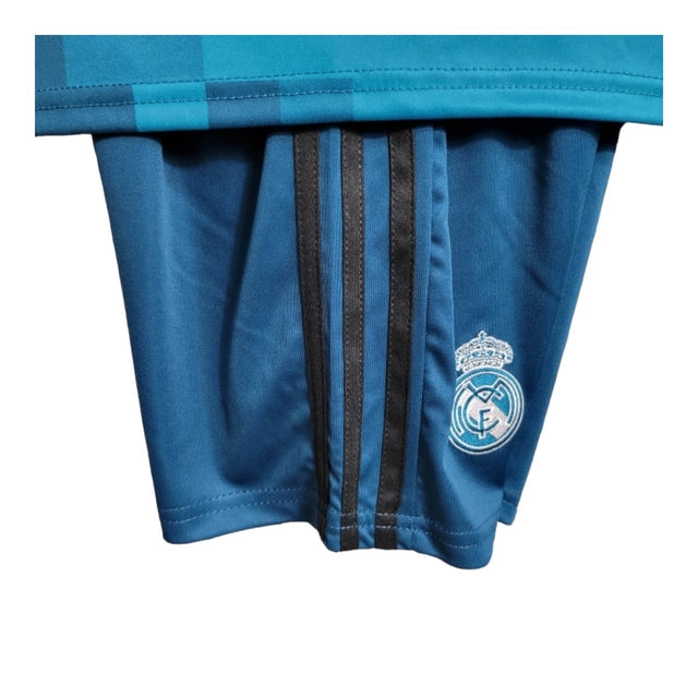 Kit Infantil Real Madrid II 23/24 - Adidas - Azul com detalhes em branco