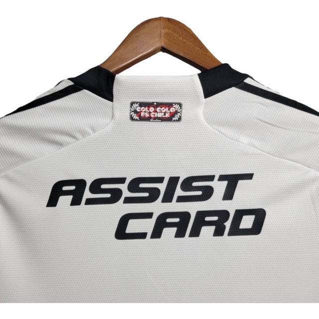 Camisa Colo Colo do Chile I 24/25 - Torcedor Adidas Masculina - Branca com detalhes em preto