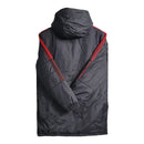 Jaqueta Corta-Vento Manchester United 23/24 - Masculina Adidas - Preta com detalhes em vermelho