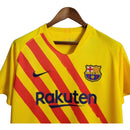 Camisa Retrô Barcelona I 19/20 - Masculina Nike - Amarela com detalhes em vermelho