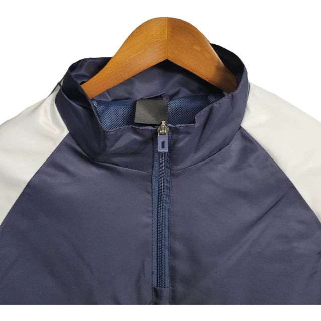 Jaqueta Corta-Vento Arsenal 23/24 - Azul com detalhes em branco e amarelo