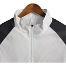 Jaqueta Corta-Vento Arsenal 23/24 - Branca com detalhes em preto e amarelo