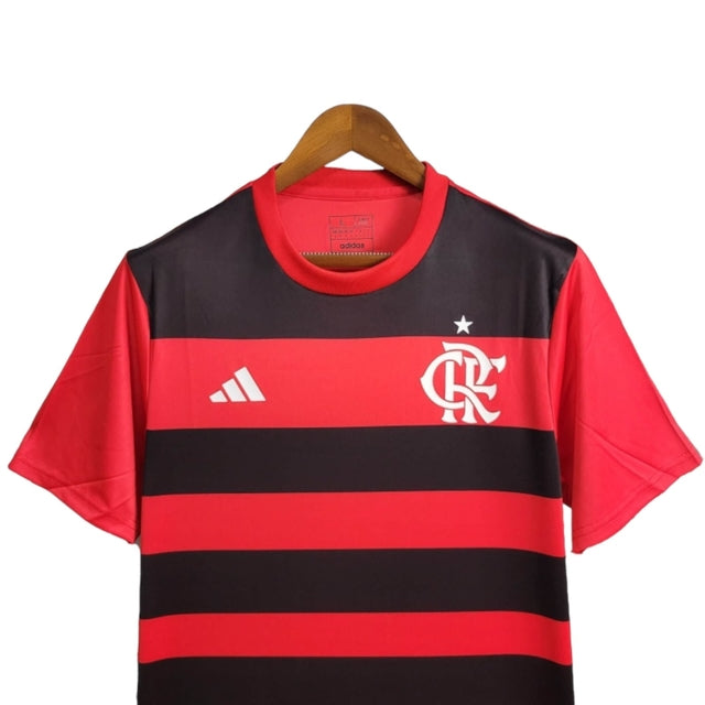 Camisa Flamengo Edição Especial 24/25 - Torcedor Adidas Masculina - Vermelha com detalhes em preto