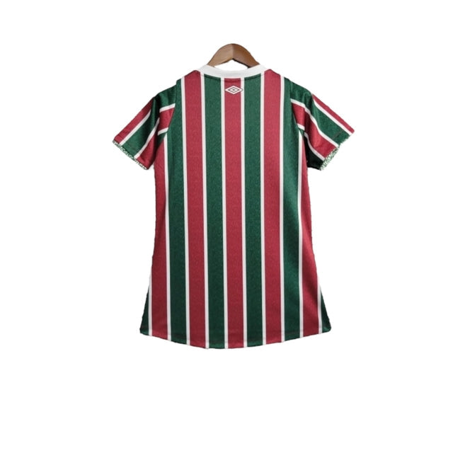 Camisa Fluminense I 24/25 -  Umbro Feminina - Verde e vermelha