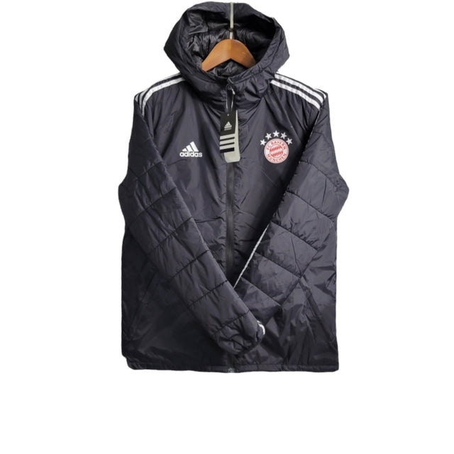 Jaqueta Corta-Vento Bayern de Munique 23/24 - Masculina Adidas - Preta