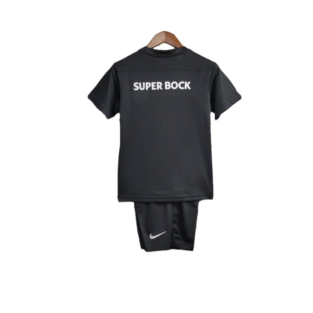 Kit Infantil Sporting Lisboa III 24/25 - Preto