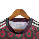 Camisa Seleção do México I 24/25 -  Adidas Feminina - Vinho com detalhes em vermelho e verde