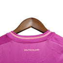 Camisa Seleção da Alemanha II 24/25 -  Adidas Feminina - Rosa com detalhes em roxo