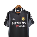 Camisa Retrô Real Madrid 2004/2005 - Masculina Adidas - Preta com detalhes em cinza e branco