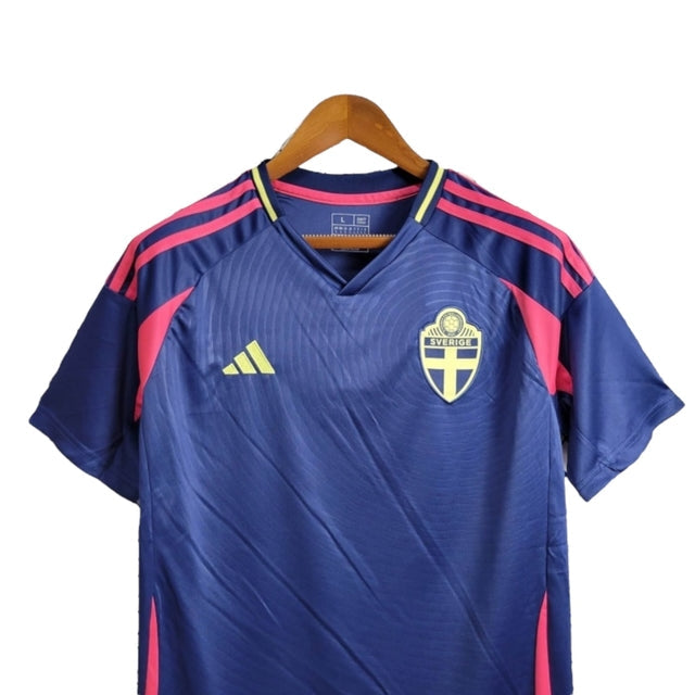 Camisa Suécia II 24/25 - Torcedor Adidas Masculina - Azul com detalhes em rosa