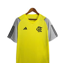 Camisa Flamengo Treino 24/25 - Torcedor Adidas Masculina - Amarela com detalhes em preto e cinza