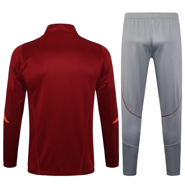 Conjunto Arsenal 23/24 - Masculino Adidas - Vermelho e cinza
