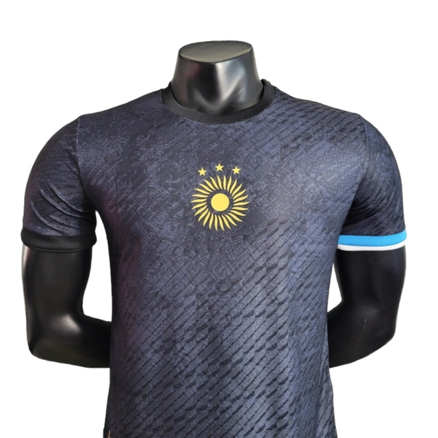 Camisa Seleção da Argentina Edição Goat 23/24 - Jogador Masculina - Preta