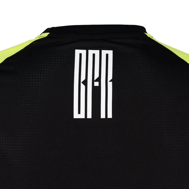 Camisa Botafogo Treino 24/25 - Torcedor Reebok Masculina - Preta com detalhes em cinza e amarelo