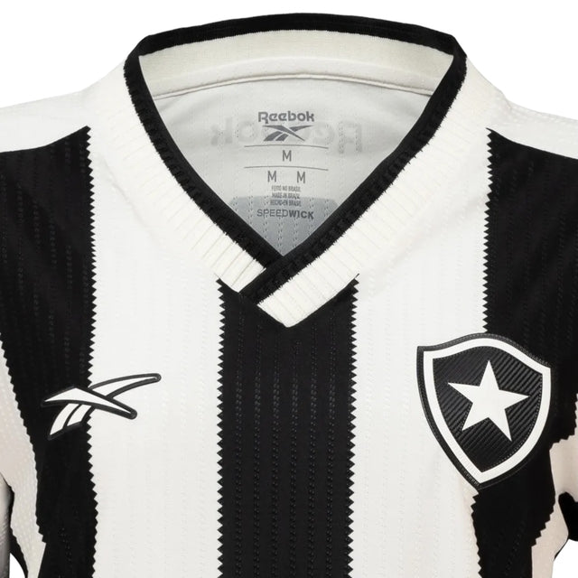 Camisa Botafogo I 24/25 -  Reebok Feminina - Branca e preta