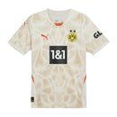 Camisa Borussia Dortmund Goleiro II 24/25 - Torcedor Puma Masculina - Bege com detalhes em laranja