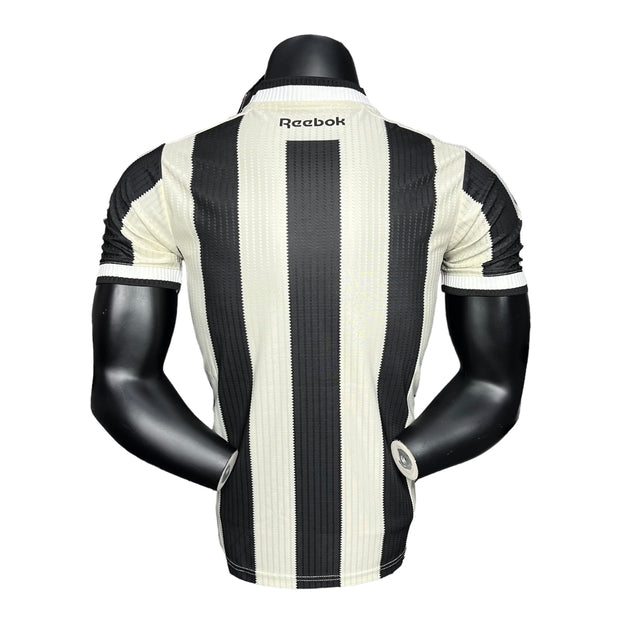 Camisa Botafogo I 24/25 - Jogador Reebok Masculina - Preta e branca