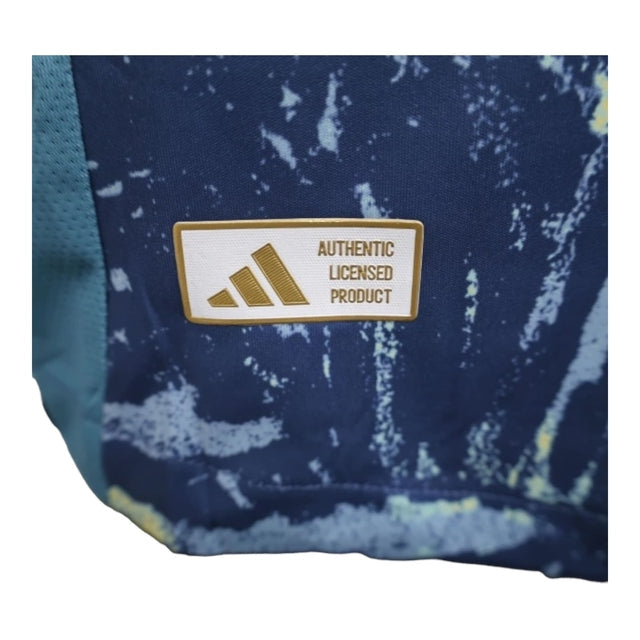 Camisa Ajax II 24/25 - Jogador Adidas Masculina - Azul com detalhes em amarelo