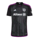 Camisa Bayern de Munique II 23/24 -  Adidas Feminina - Preta com detalhes em branco e roxo