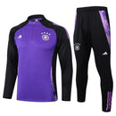 Conjunto Seleção Alemanha Treino 24/25 - Masculino Adidas - Preto e roxo