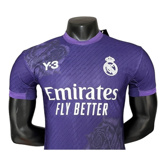 Camisa Real Madrid Edição especial 23/24 - Jogador Y-3 Masculina - Roxa