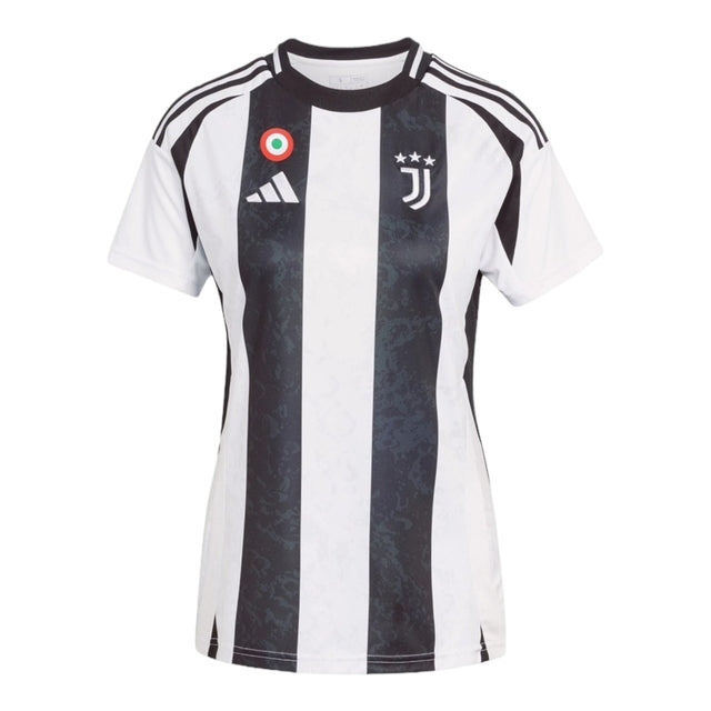 Camisa Juventus I 24/25 -  Adidas Feminina - Preta e branca
