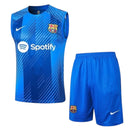 Kit Treino adulto - Camisa e Shorts - Barcelona Nike 23/24 - Azul