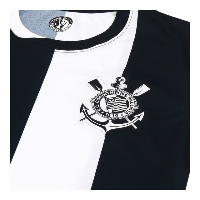 Camisa Corinthians III 24/25 - Torcedor Nike Masculina - Preta e branca