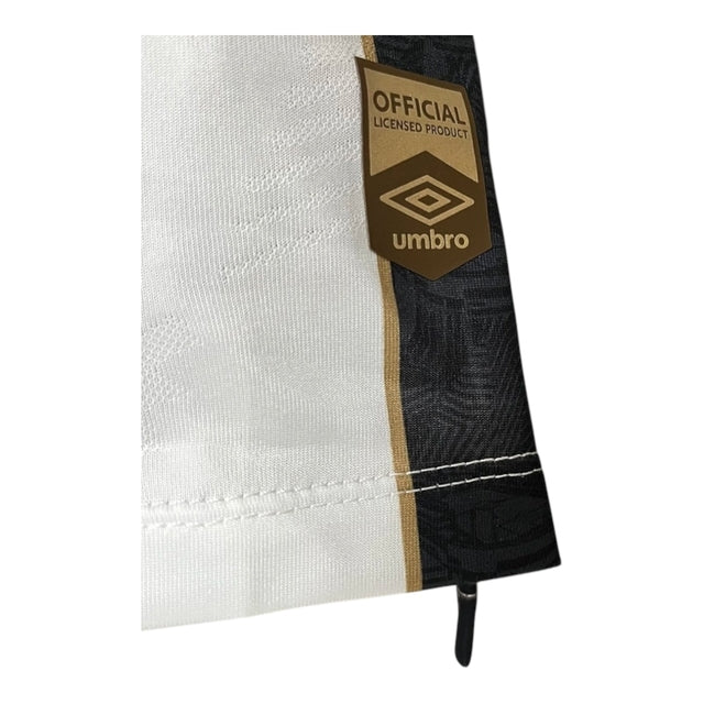 Camisa Santos II 24/25 - Jogador Umbro Masculina - Branca e preta