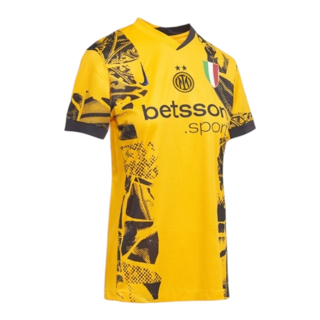Camisa Inter de Milão III 24/25 -  Nike Feminina - Amarela com detalhes em azul