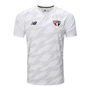 Camisa São Paulo Treino 24/25 - Torcedor New Balance Masculina - Branca com detalhes em cinza
