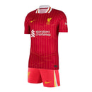 Kit Infantil Liverpool I 24/25 - Nike - Vermelho com detalhes em amarelo