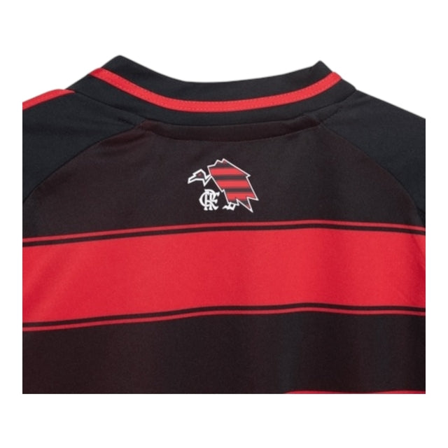 Kit Infantil Flamengo I 25/26 - Adidas - Vermelho e preto