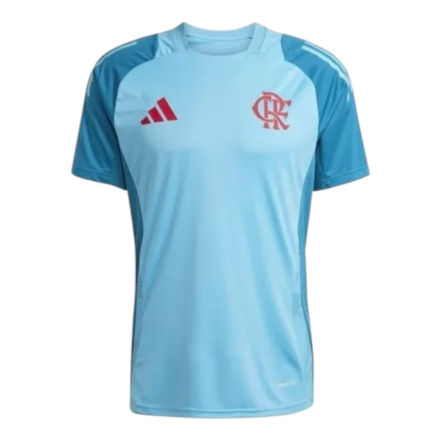 Camisa Flamengo Treino 25/26 - Torcedor Adidas Masculina - Azul
