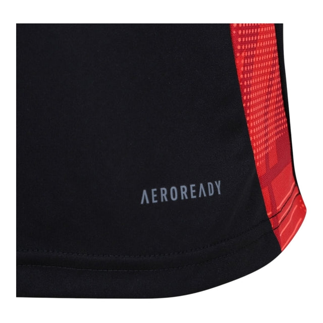 Camisa Internacional Treino 25/26 - Torcedor Adidas Masculina - Preta com detalhes em vermelho