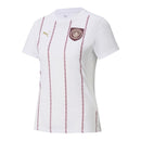 Camisa Manchester City Pré-jogo 25/26 -  Adidas Feminina - Branca com detalhes em vinho
